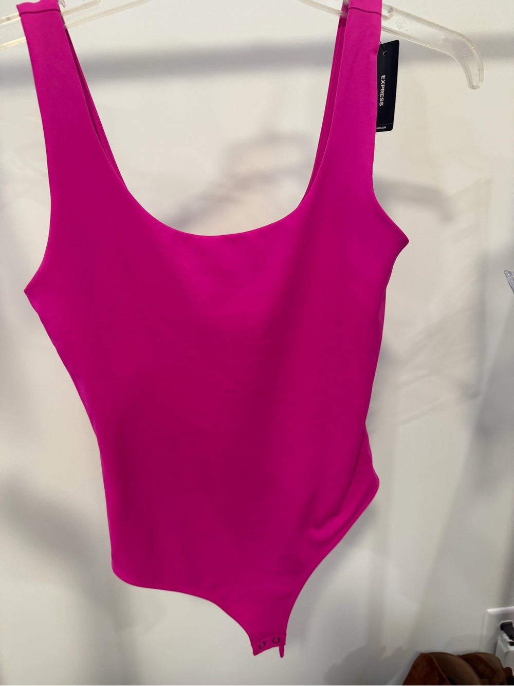 Sleeveless Fuchsia Bodysuit - Brand: Express